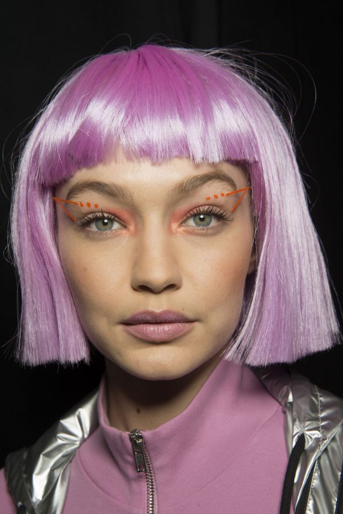 Jeremy Scott Kabuki makeup neon Jeremy Scott Kabuki makeup neon