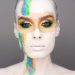 Zmalowana - makijaż inspirowany, artystyczny, kolorowy makijaż facepainting